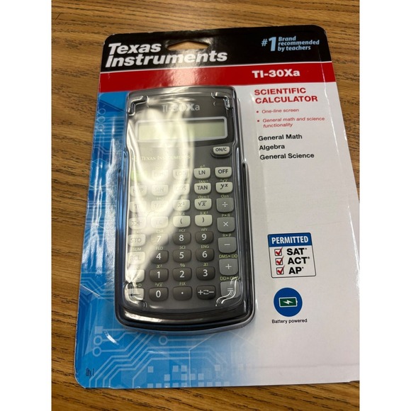 New Texas Instruments TI-30Xa Scientific Calculator School Math Algebra New - Picture 3 of 7
